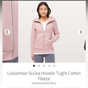 Lululemon Scuba Zip and Define Jacket